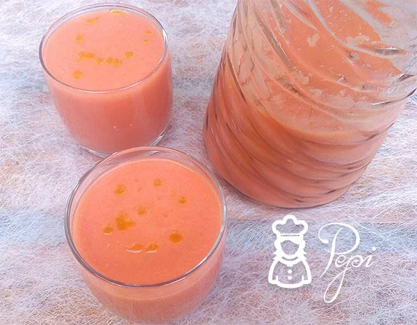 Gazpacho de nectarina