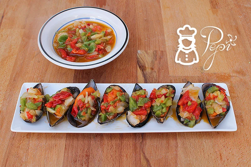 Mejillones en salsa vinagreta