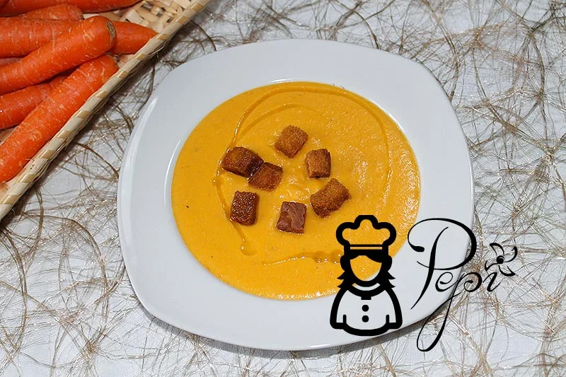 Crema de zanahorias y mascarpone